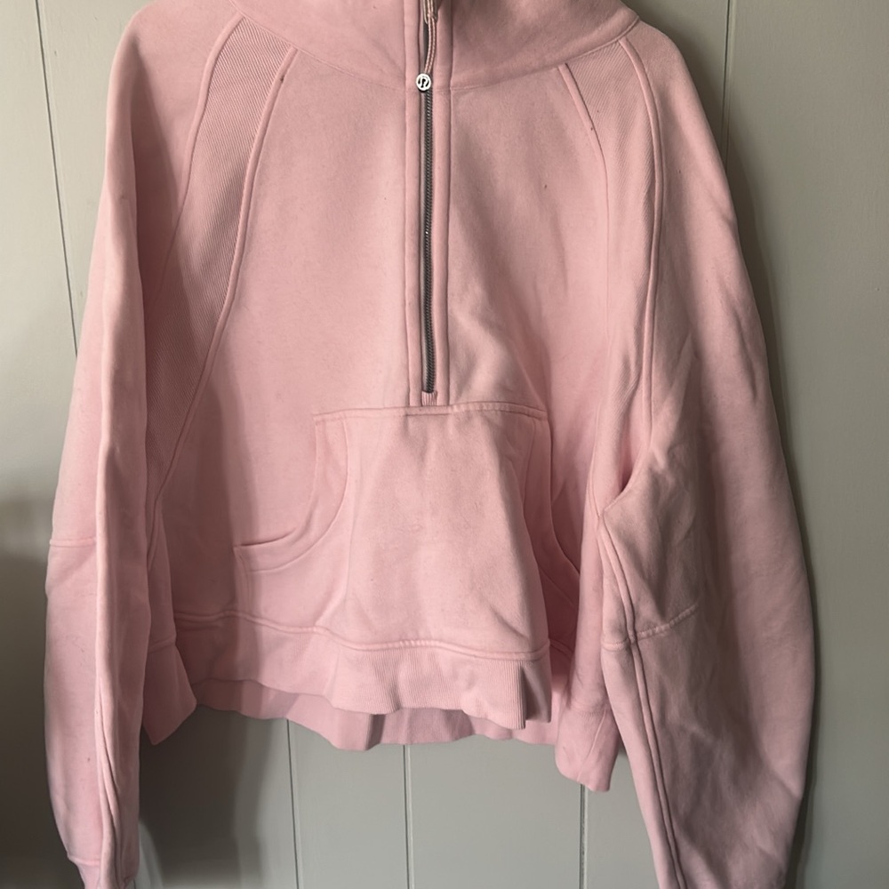 Lululemon Athletica Pink Oversized Long Sleeve Hoodie